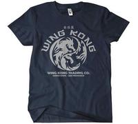 Big Trouble in Little China T Shirt Wing Kong Jack Burton Movie T Shirt Wing Kong Navy M