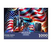 Big Truck 1000 Pezzi Puzzle Classici Impegnativo E Difficile Per Qualità Premium Per Adulti E Bambini Da 14 Anni E Più Puzzle Per Gioco Familiare, Festa Aziendale Regalo Giocattolo Colorato Per La F