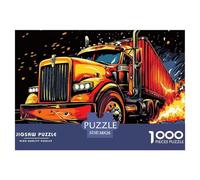 Big Truck 1000 Pieces Jigsaw Puzzles For Adults Challenging Game Stress Relieving Entertainment Cultivate The Spirit of Teamwork for Men, Women, Elders, Seniors 38x26cm/1000pcs