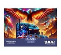 Big Truck, Gioco Di Puzzle Da 1000 Pezzi, Esperienza Creativa E Rilassante, Perfetto Per Decorazioni O Regalo, Adatto Dai 12 Anni, 52x38cm/1000pcs