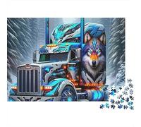 Big Truck Puzzle 1000 Pezzi Appassionati, Materiali Premium, Poster E Box Elegante - 70x50cm/1000pcs
