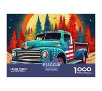Big Truck, Puzzle 1000 Pezzi, Esercizio Mentale Divertente E Rilassante, Ideale Per Cornici Decorative, Adatto Dai 12 Anni, 70x50cm/1000pcs