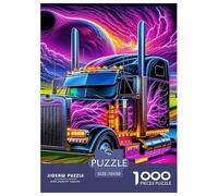 Big Truck, Puzzle 1000 Pezzi, Esercizio Mentale Divertente E Rilassante, Ideale Per Cornici Decorative, Adatto Dai 12 Anni, 70x50cm/1000pcs