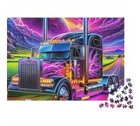 Big Truck Puzzle 1000 Pezzi - Momento Zen Serale, Stimolo Mentale, Poster E Confezione Inclusi - 38x26cm/1000pcs