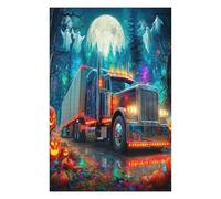 Big Truck Puzzle 1000 Pezzi Rompicapo Per Ragazzi Car Transport Vehicle Gioco Educativo Sfida Intelligenza Creativa Idea Regalo Per Figlio A Natale 1000 PCS