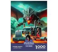 Big Truck Puzzle Da 1000 Pezzi Per Adulti E Bambini Da 14 Anni E Più Jigsaw Multicolore Classici Educativi Travel Gift Qualità Premium 38x26cm/1000pcs