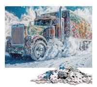 Big Truck Puzzle Educational Games Family Activities Premium Cardboard Jigsaw Puzzle for Women Men 70x50cm/1000pcs