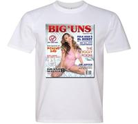 Big uns Magazine Parody Married with Children 80s Polk High al Bundy Tee Shirt White S