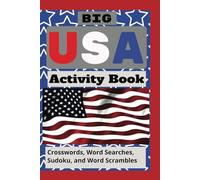 Big USA Activity Book: Crosswords, Word Searches, Sudoku, and Word Scrambles