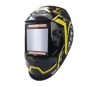 Big View Eara 4 Arc Sensor DIN5-DIN13 Solar Auto Oscuramento TIG MIG Rettifica Maschera for saldatura True Color/Cappuccio for saldatore/for(Gold)
