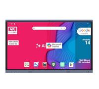 BIG VUE Android 11 Smart Interactive Flat Panel/White Board, 32 GB ROM, schermo multitouch per insegnamento, scuola, università, istituto e ufficio (65 pollici)
