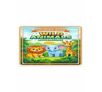 Big Wild Animals Coloring Book for Kids (Ages 4-8): 85 Fun & Easy Pages