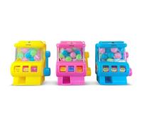 Big Win Candy Machine, confezione da 3 pezzi | Mini slot machine con dolci perle di zucchero | Bandit interattivo a braccio singolo per bambini | sorpresa jackpot e divertimento | ideale per feste