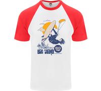 Big Wind Kiteboarding Kiteboard Maglietta A Maniche Corte Da Baseball Per Uomo