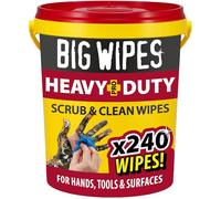 Big Wipes Industrial Plus+ Salviette detergenti, confezione con coperchio, colore: Rosso