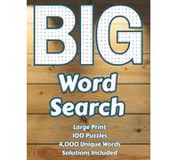 Big Word Search: A Word Find Book with Unique Words and a New Challenge in Every Puzzle