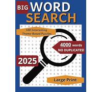BIG WORD SEARCH BOOK: A Multi-Themed Word Find Puzzle Book for Adults, Teenagers and Seniors