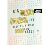 Big Word Search Large Print For Seniors & Adults: 2000 New Words - MEV Games