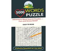 Big Word Search Puzzle Book for All Ages: Easy-to-Read Word Search Puzzle Collection with 5000 words for Productive Relaxation & Fun. Perfect for ... | 6x9 inches | 165 puzzles... Gift worthy