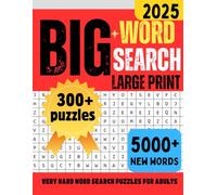 BIG WORD SEARCH PUZZLE BOOK LARGE PRINT:: 5000+ new words|300+ themed word search puzzle|biggest word search puzzle book|suitable for all ages|
