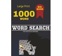 Big Word Search Puzzle Book: Large Print Puzzles-1000 Word-Varied Themes- Fun and Relaxation