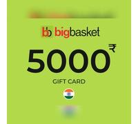 Bigbasket Gift Card 5000 INR Key - INDIA