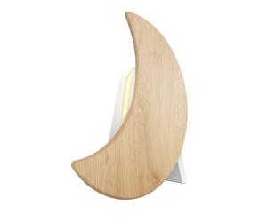 BigBen, 9W LULA Luna Luce regolabile Bluetooth Luce notturna musicale, Bianco