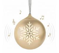 Bigben Altoparlante Bluetooth formato palla di Natale (Gold)
