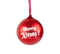 Bigben Altoparlante Bluetooth formato palla di Natale (rosso)