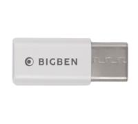 BigBen Connected, Adattatore da micro USB a USB C, Bianco