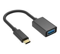BigBen Connected, Adattatore da USB C 3.0 a USB A 3.0 - 15 cm, Nero