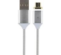 BIGBEN CONNECTED Cablemicmagsi - Cavo Magnete Blocco MicroUSB-2A-1m-2 Argento