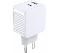 BigBen Connected, Caricatore da parete USB AC doppio da 32 W (12 20 W), Bianco