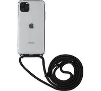 BIGBEN CONNECTED COKEBANDIP1965 - Custodia trasparente + tracolla nera IP 11