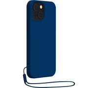 bigben connected - Cover In Silicone Per Iphone 14 Plus Con Cinturino Da Polso Abbinato, Blu Marine - SPEDIZIONE GRATUITA