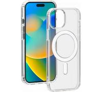 BigBen Connected, Cover compatibile ibrida per iPhone 15, Trasparente