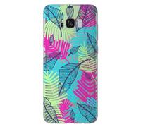 BigBen Connected, Cover per Galaxy S8 Semirigida Fogliame tropicale