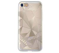 BigBen Connected, Cover per iPhone SE 2020/8/7 Grafica Triangolare Semirigida