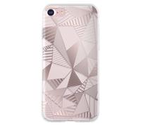 BigBen Connected, Cover per iPhone SE 2020/8/7 Grafica Triangolare Semirigida