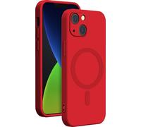 BIGBEN CONNECTED Protettiva COVMAGIP14MR Cover per Apple iPhone 14 Plus, Rosso