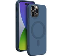 BIGBEN CONNECTED Protettiva COVMAGIP14PB Cover per Apple iPhone 14 Pro, Blu