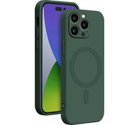 BIGBEN CONNECTED Protettiva COVMAGIP14PGR Cover per Apple iPhone 14 Pro, Verde