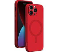 BIGBEN CONNECTED COVMAGIP14PMR - Custodia in silicone MagSafe IP14 Pro Max rossa