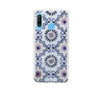 BigBen Connected, Custodia per Huawei P30 Lite Pattern Morocco Hybrid Anti-Shock