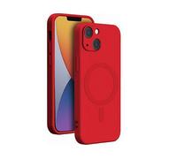 BIGBEN CONNECTED Protettiva COVMAGIP14R Cover per Apple iPhone 14, Rosso