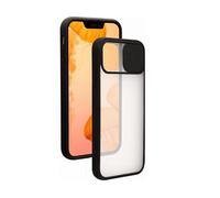 BIGBEN CONNECTED Protettiva COVSLIDEIP1267B Custodia per Apple iPhone 12 Pro Max, Nero, Trasparente