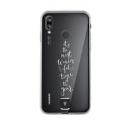 BIGBEN CONNECTED Protettiva COVWONDERP20L Cover per Huawei P20 Lite, Trasparente