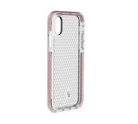 BIGBEN CONNECTED Protettiva FCLIFEIP8P Custodia per Apple iPhone X/XS, Rosa, Trasparente