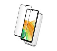 Pack - Bigben - Samsung G A34 5G - Custodia Trasparente - Vetro Temperato - Flessibile