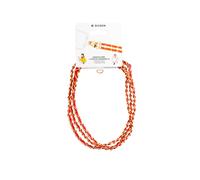 BigBen Connected, Tracolla universale per smartphone a catena d'oro, Rosso